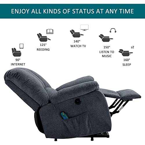 Electric Lift Recliner Chair with Heating&Massage features