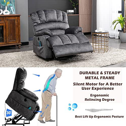 Electric Power Lift Massage Recliner for Elderly