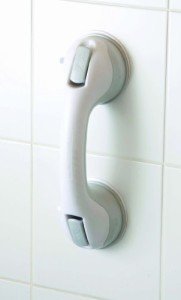 12" Grey Suction Cup Grab Bar by Drive DeVilbiss Healthcare