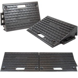 Heavy-Duty Rubber Kerb Ramps | Set of 4