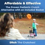 Pediatric Knee Scooter in Pink - CE Certified