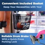 Pediatric Knee Scooter in Pink - CE Certified