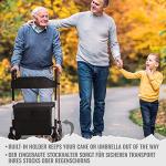 Folding Rollator with Adjustable Seat Height