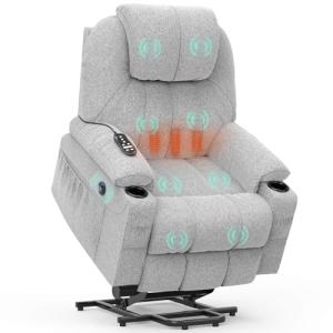 Dual Motor Lift Chair with Massage & Heat
