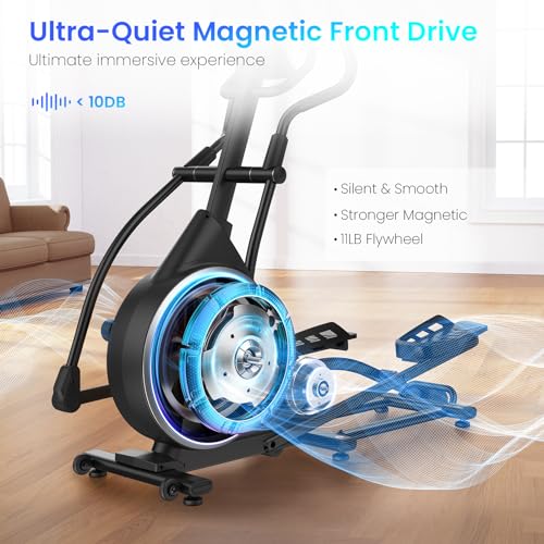 FEIERDUN Cross Trainer: Electromagnetic, 32 Levels, 20IN Stride