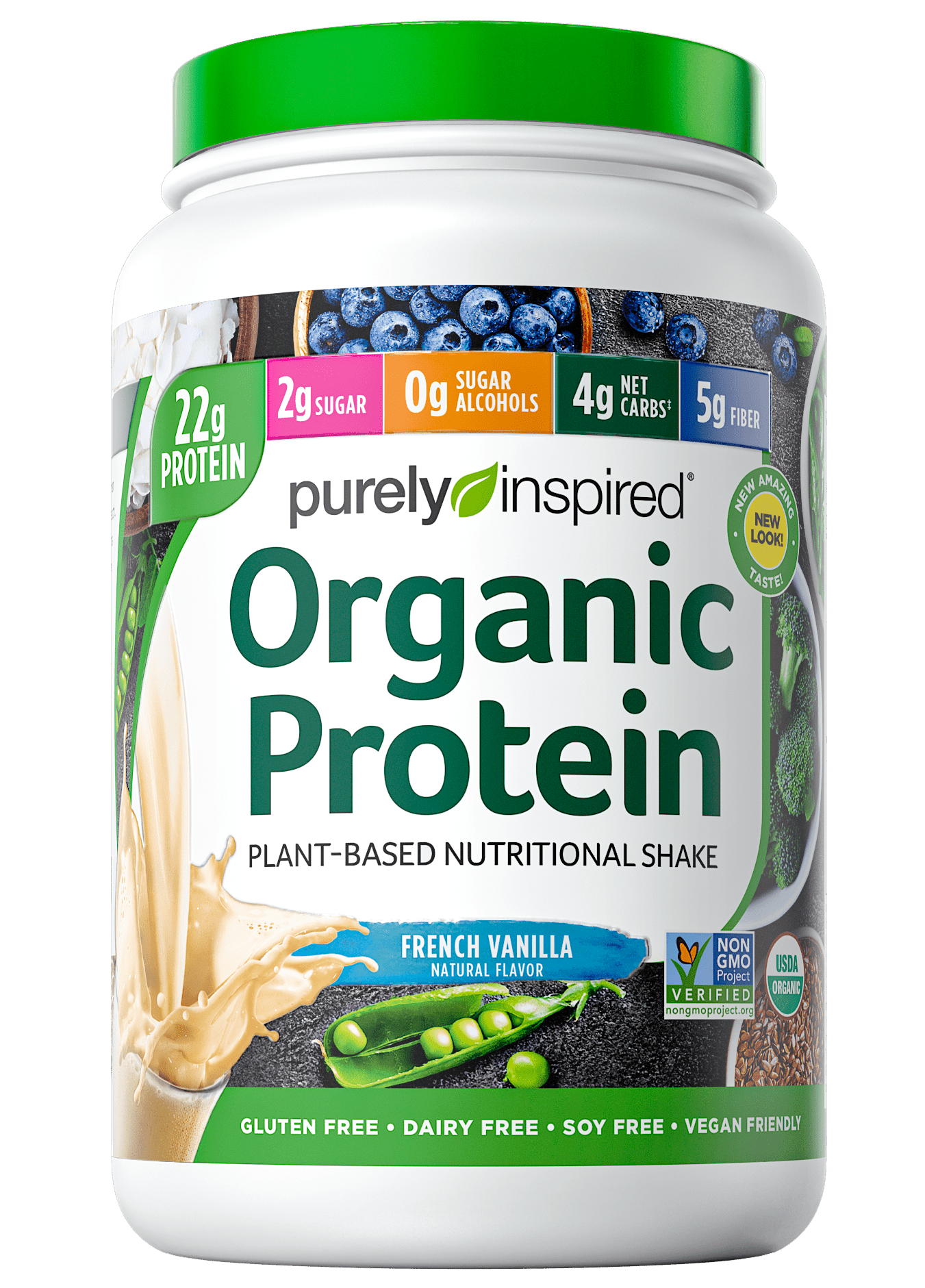 French Vanilla Plant-Based Protein Shake by Purely Inspired