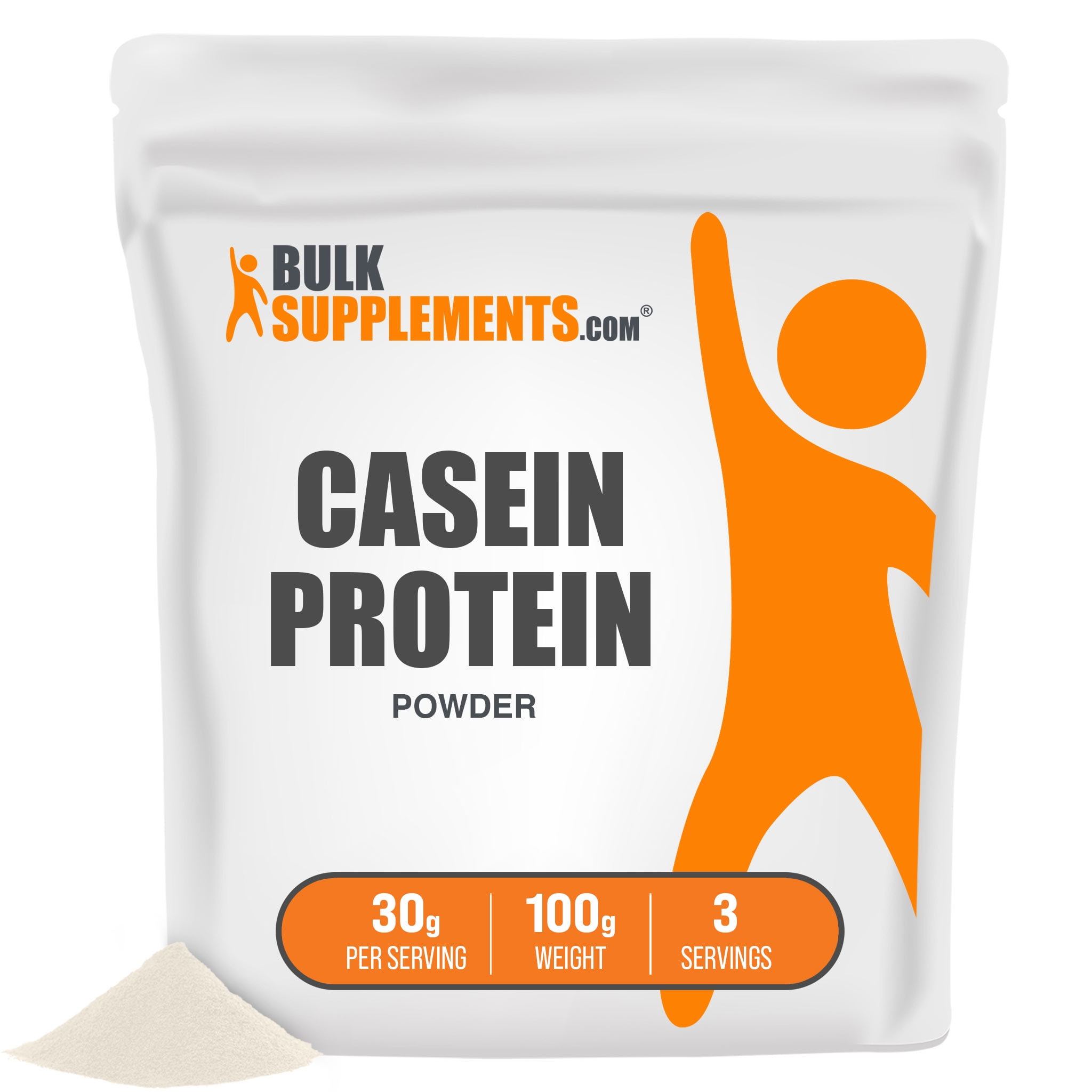 BulkSupplements Casein Protein for Muscle Recovery (100g)