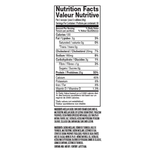 Dymatize Casein Protein Powder, Enhanced Overnight Recovery (Rich Chocolate)