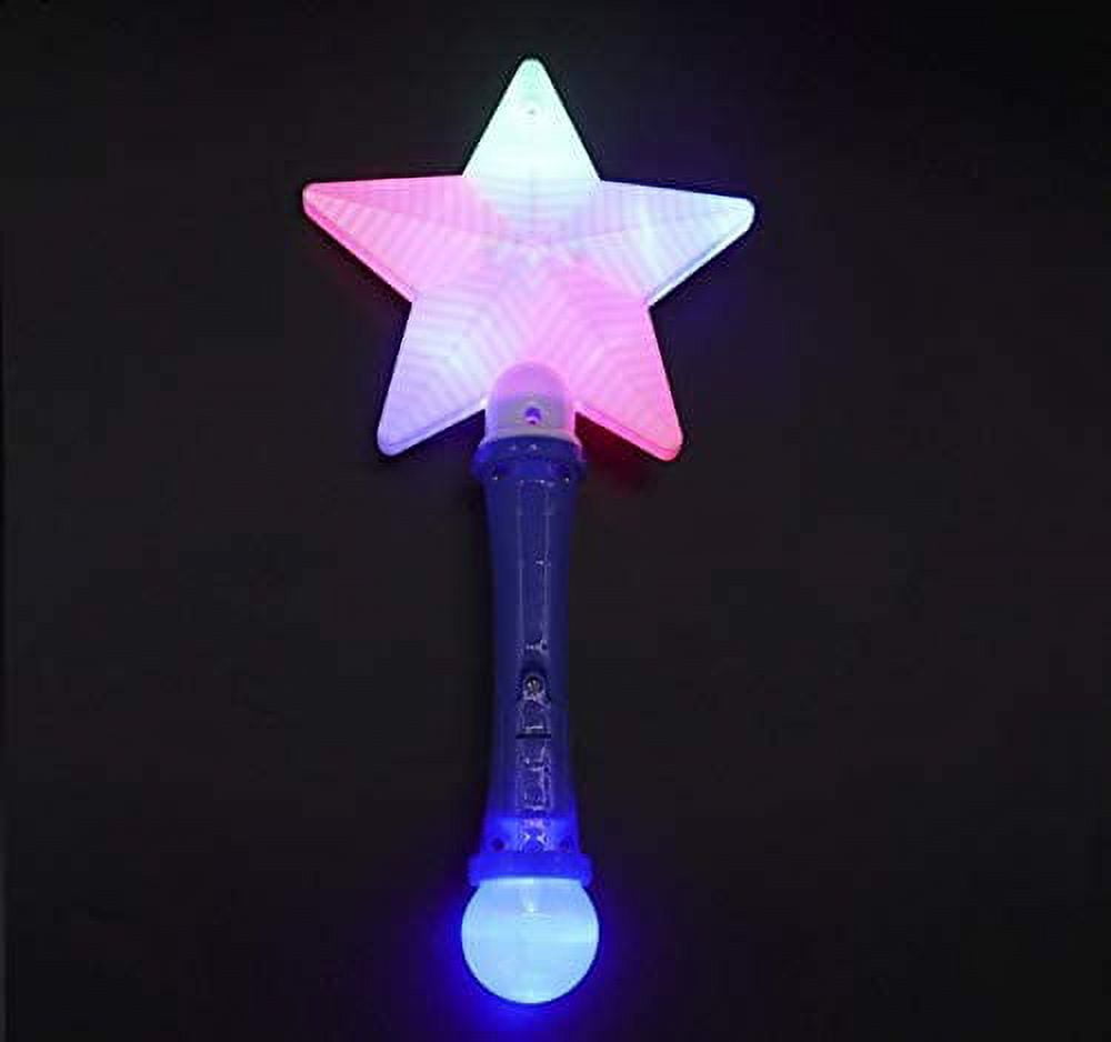 4th of July LED Star Wands - 4 Pack