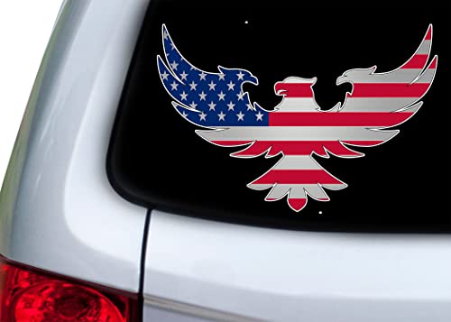 American Eagle Patriotic Car Sticker
