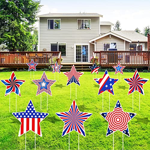 Reusable Patriotic Outdoor Yard Signs
