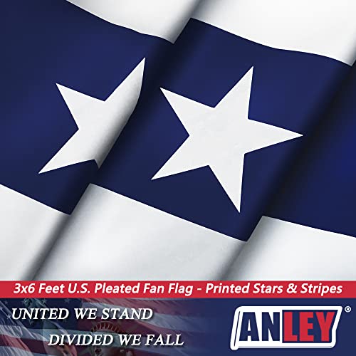 USA Patriotic Fan Flag - 3x6 Feet