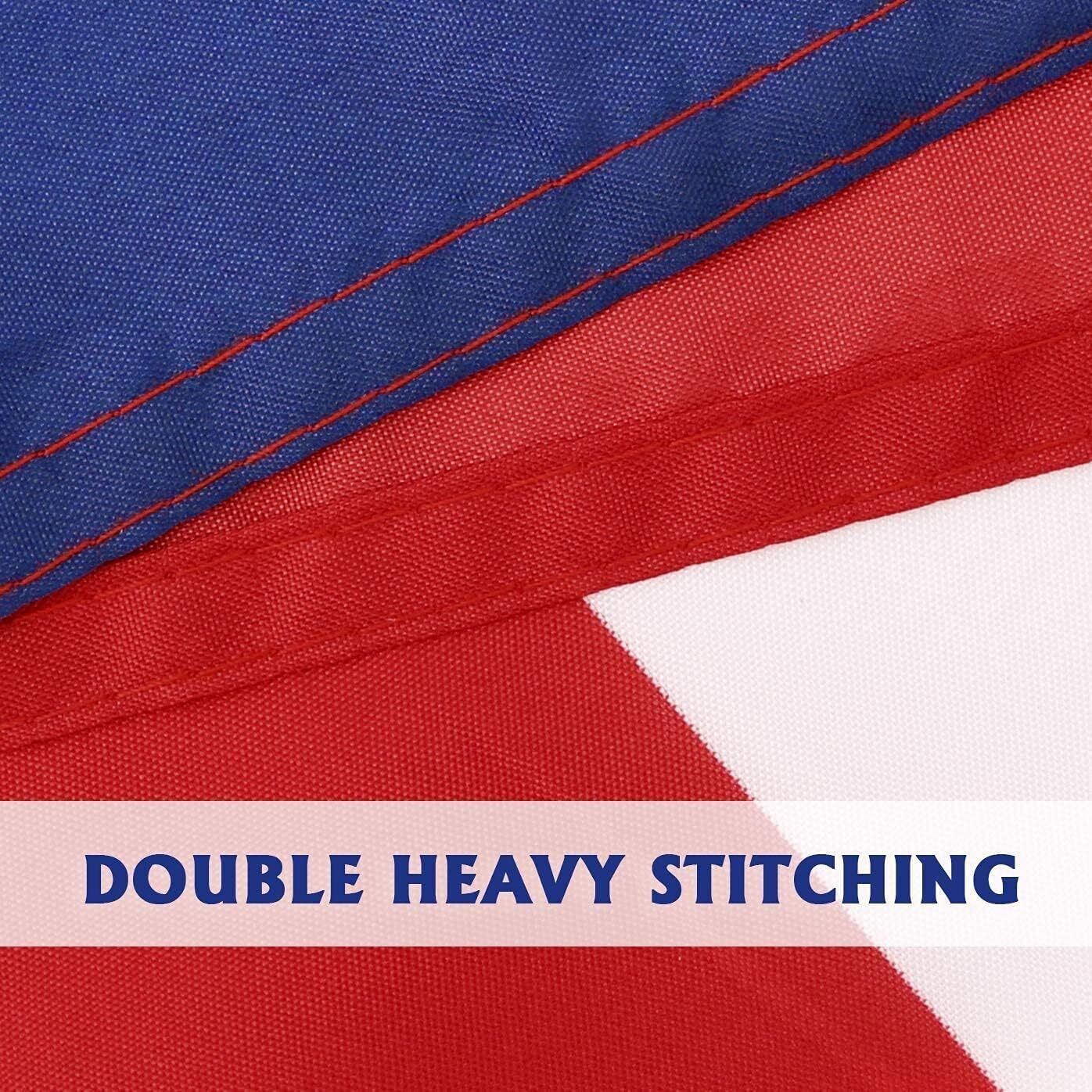Double Sided 3-Ply Heavy Duty US Flag