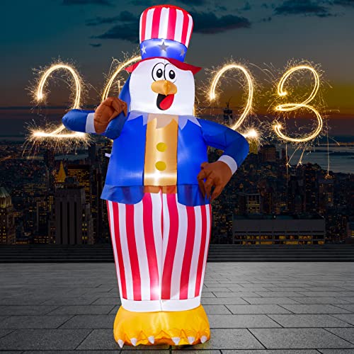 6FT Tall American Bald Eagle Inflatable Decoration