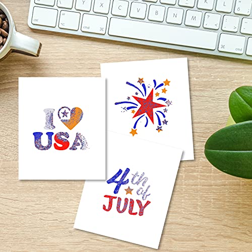 15-Piece Patriotic Face Paint & Stencils Set