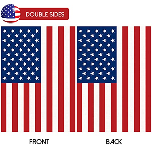 Patriotic Garden Flags, Double-Sided, Vibrant Colors