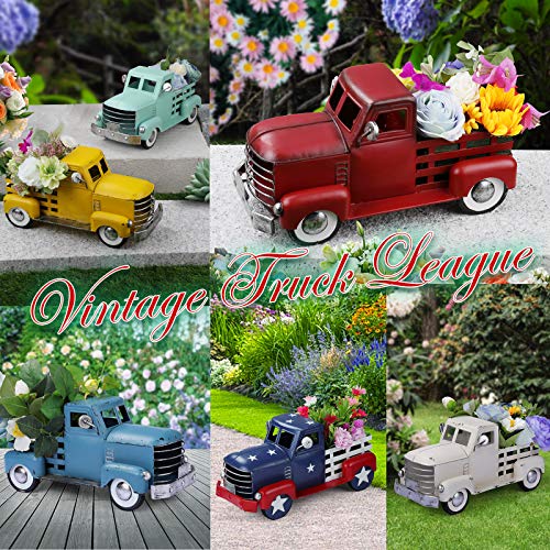 Patriotic Metal Tabletop Truck Decoration