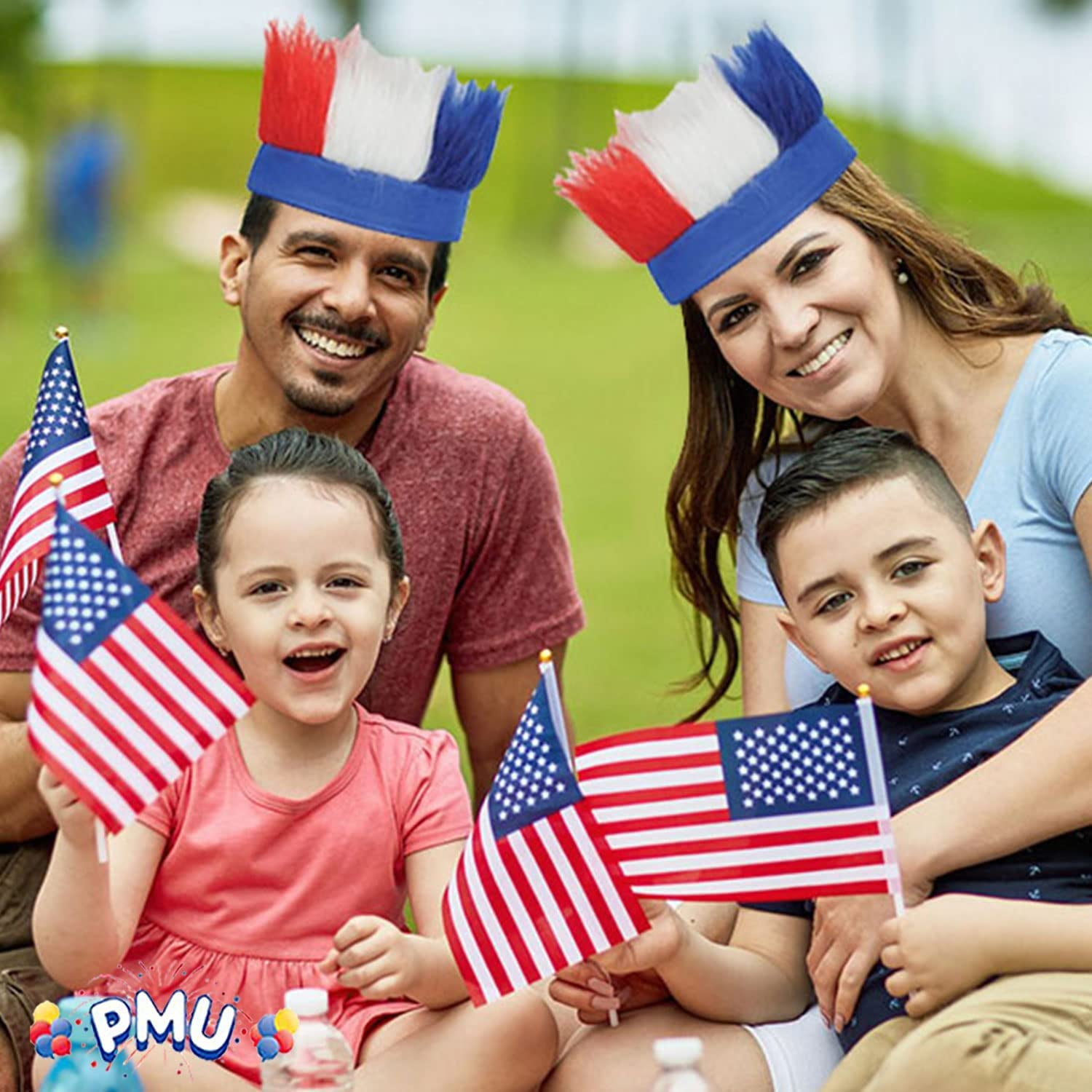 USA Crazy Hair Headband for 4th of July