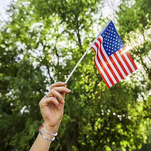 USA Flag Independence Day Bracelet Set