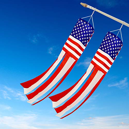 American Flag Windsocks for 4th of July