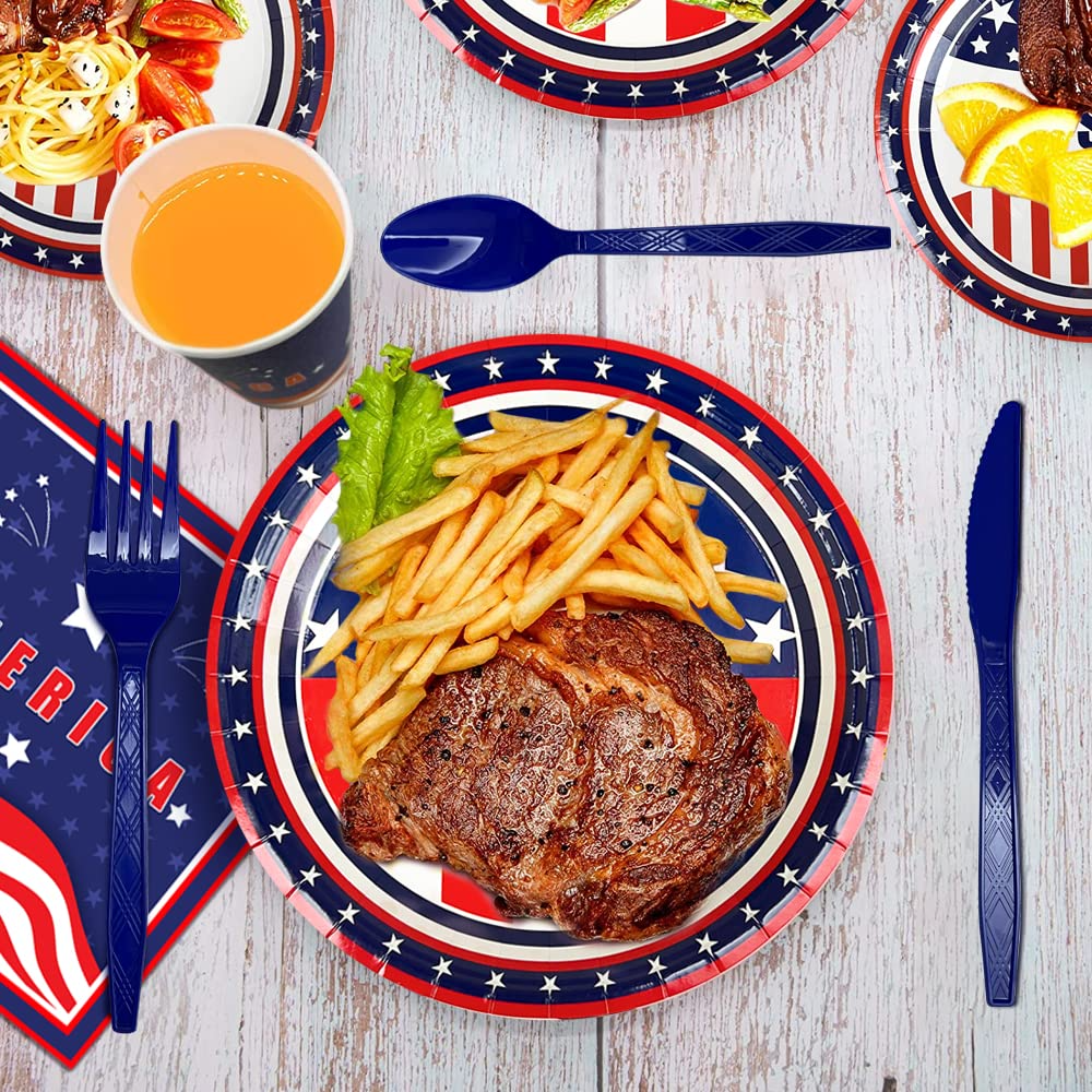 American Flag Party Set for 24 Guests