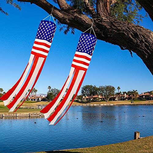 American Flag Windsocks for 4th of July