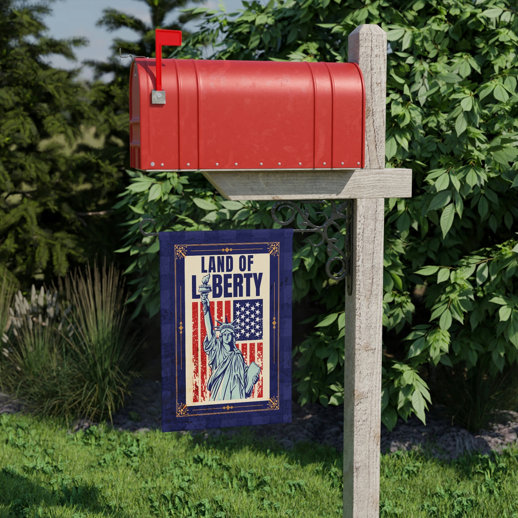 Patriotic Garden Flag for 4th of July