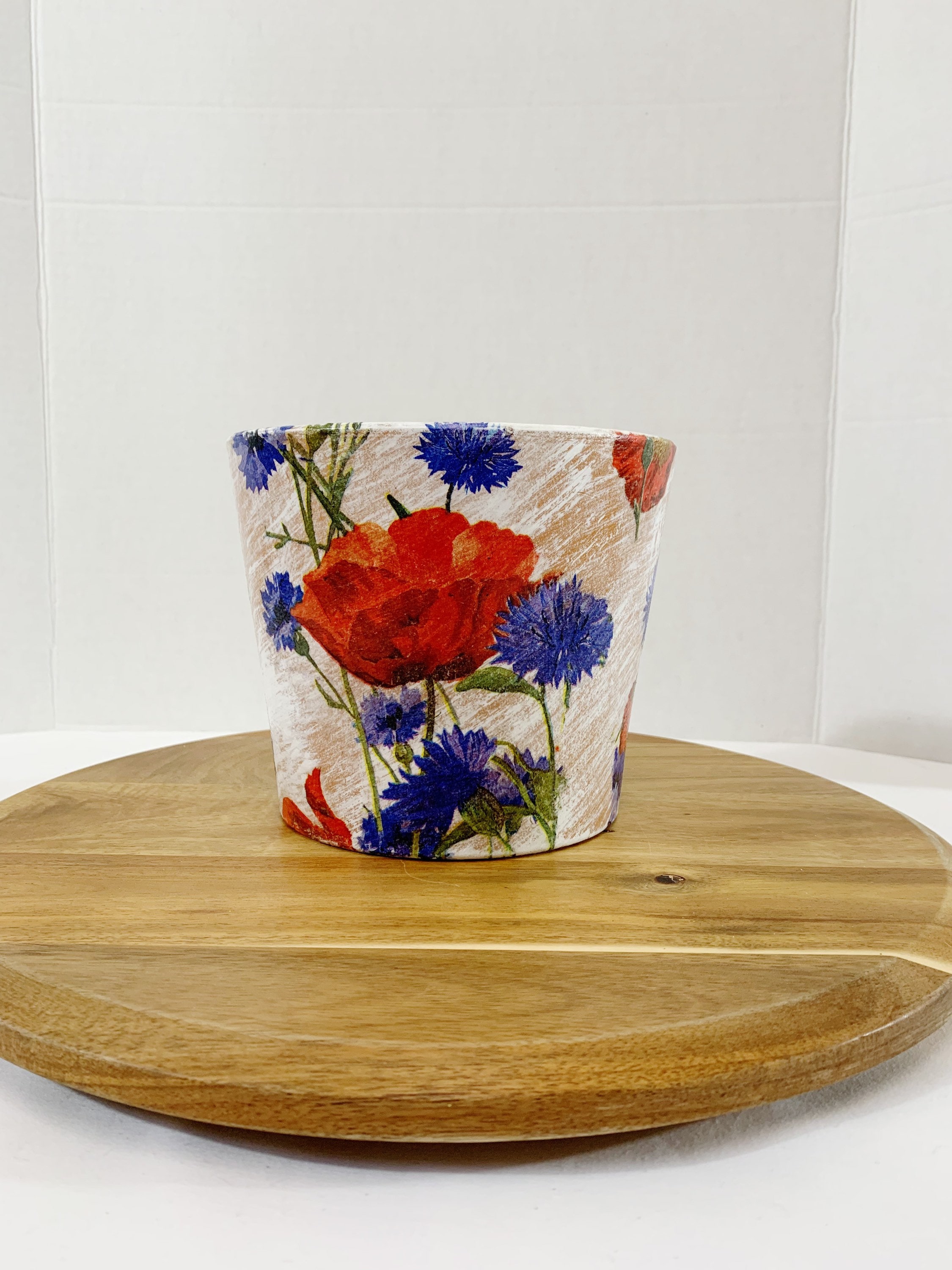 Patriotic Floral Garden Planter