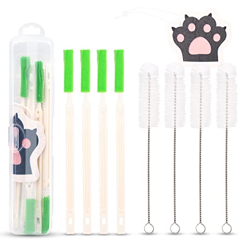 Cat Fountain Cleaning Kit: Brush, Sponge, Storage Box