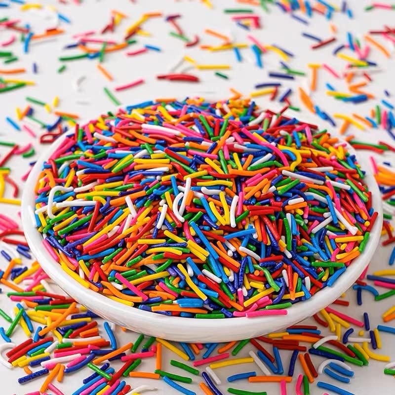 Rainbow Edible Sprinkles for Baking & Decoration
