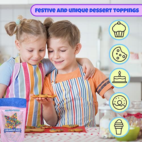 Assorted Rainbow Sprinkles for Cake Decorating and More