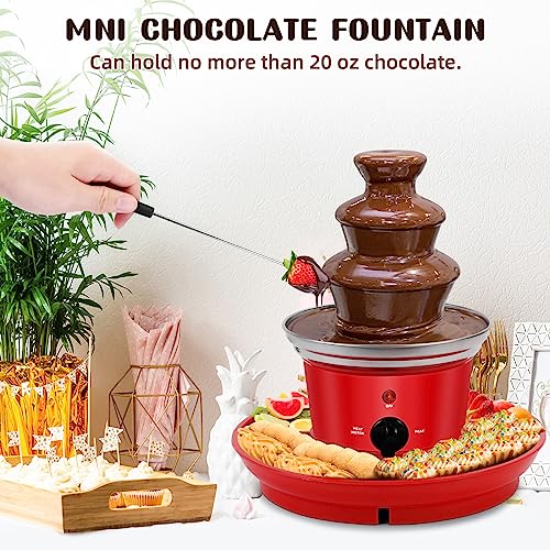 Electric 3-Tier Melting Machine, 20-OZ Chocolate Fountain