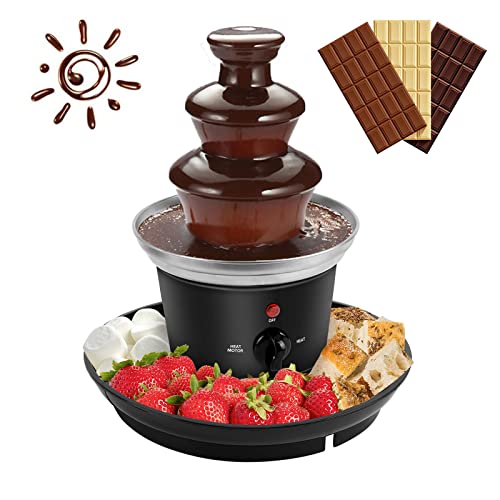 Stainless Steel Party Chocolate Fountain for Events (Mysterious Black)
