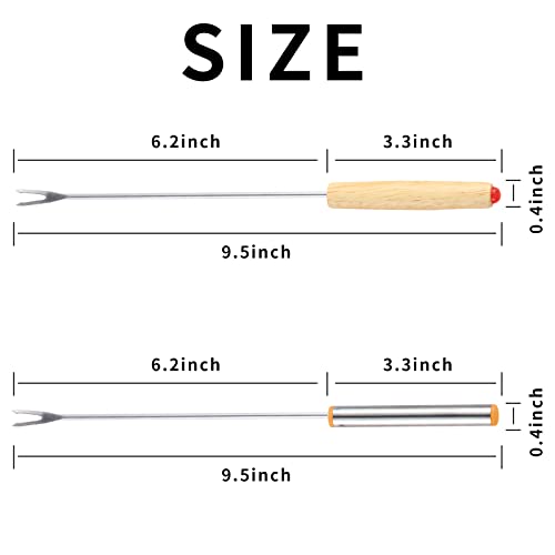 Stainless Steel Fondue Forks - 24 Pack