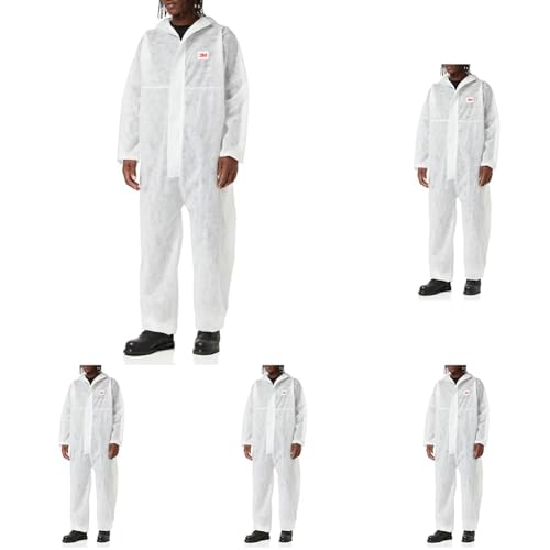 3M Coverall, White, 4500-W-2XL