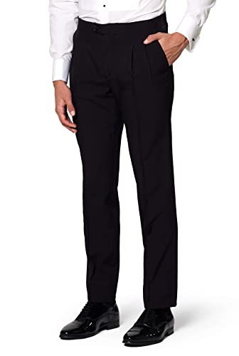 OppoSuits Solid Color Prom Tuxedo for Men Comes with Pants, Jacket and Bow tie