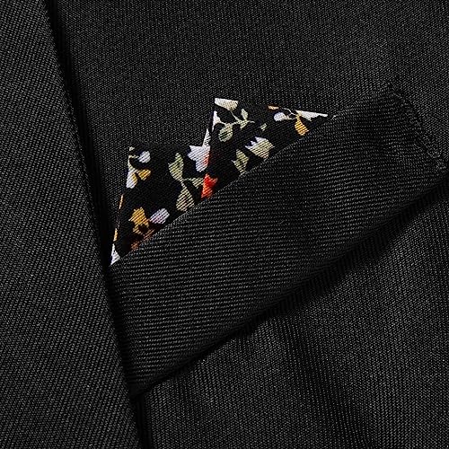 AMhomely Jacket Men Blazer Jackets Sale Clearance Smart Casual Solid Casual Suit Jacket Single Breasted Slim Fit Suit Long Sleeve Casual Outwear & Jackets Office Work Sale Clearance Black XL