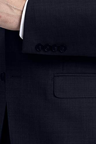 Calvin Klein Men's Slim Fit Dress Pant, Navy, 36W x 32L