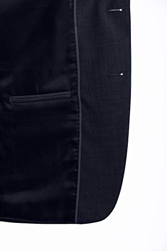 Calvin Klein Men's Slim Fit Dress Pant, Navy, 36W x 32L