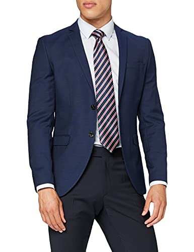 Jack & Jones Men's Jprsolaris Blazer Noos Suit Jacket, Blue (Dark Navy Dark Navy, 42 UK