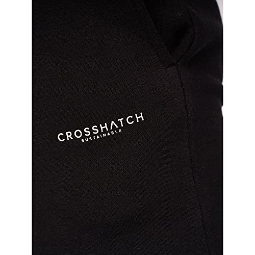 Crosshatch - Mens Everyday Essential 'CHELMERE' Hoody & Jogger Set (Grey Marl, L)