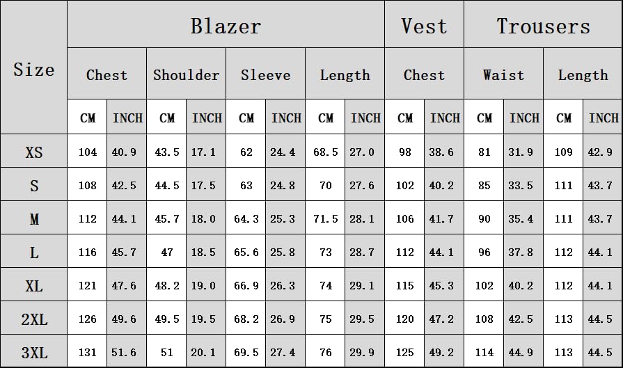 KUDMOL Mens Suit 3 Piece Tuxedo One Button Blazer Vest Trousers Sets for Wedding Party Prom(Navy,M)