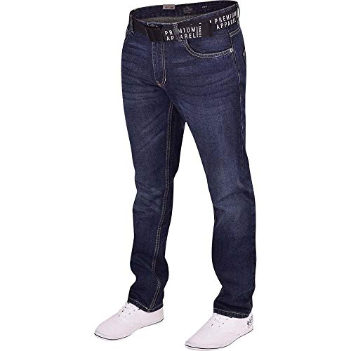 Smith and Jones Branded Jean Hardwearing Fashion Denim Dark Blue 38W / 34L