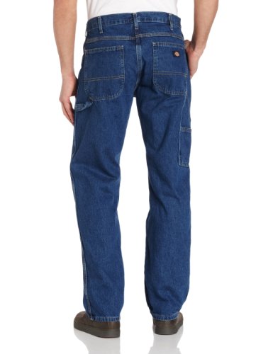 Dickies Men's Denim Utility Jean Relaxed, Indigo Blue, 36W x 30L