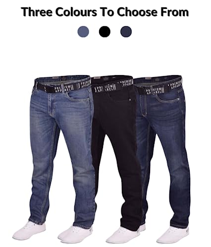 Smith and Jones Branded Jean Hardwearing Fashion Denim Dark Blue 38W / 34L