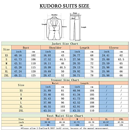 Men Suits 3 Piece Slim Fit Single Breasted One Button Lake Dark Grey Tuxedo Suit Blazer Waistcoat Trousers(Dark Grey,XX-Larger)