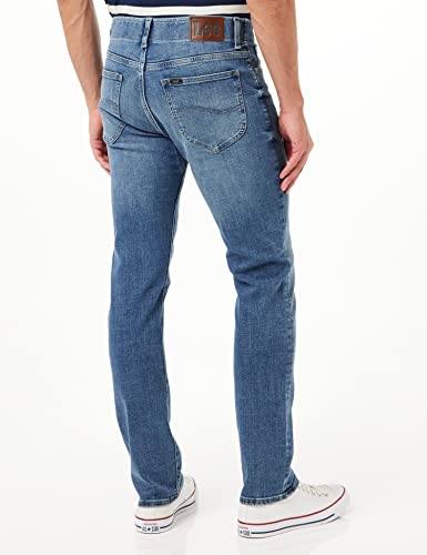 Lee Men's Extreme Motion Straight Jeans, Brady, 36W / 32L