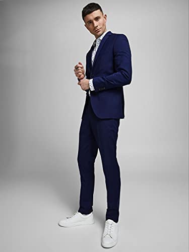 Jack & Jones Men's Jprblafranco Business Suit Pants Set, Medieval Blue, 40 UK
