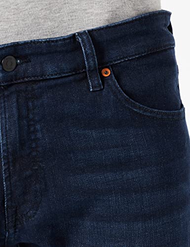 BOSS Mens Maine BC-L-P Blue Regular-fit Jeans in Super-Stretch Denim