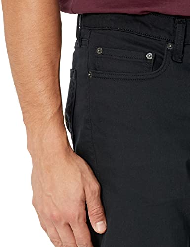 Amazon Essentials Men's Straight-Fit Jean, Black, 34W / 28L